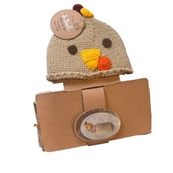 SoDorable Newborn Photo Op Set Turkey Hat & Blanket Up To 10 Lbs - Picture 2 of 5